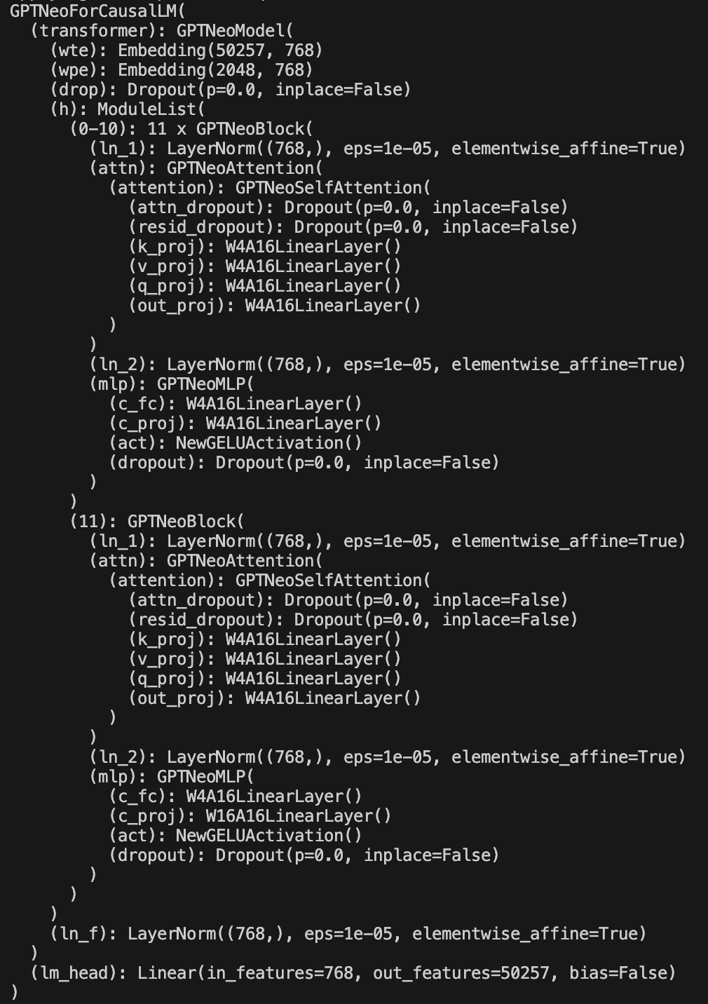 W4A16 Quantization